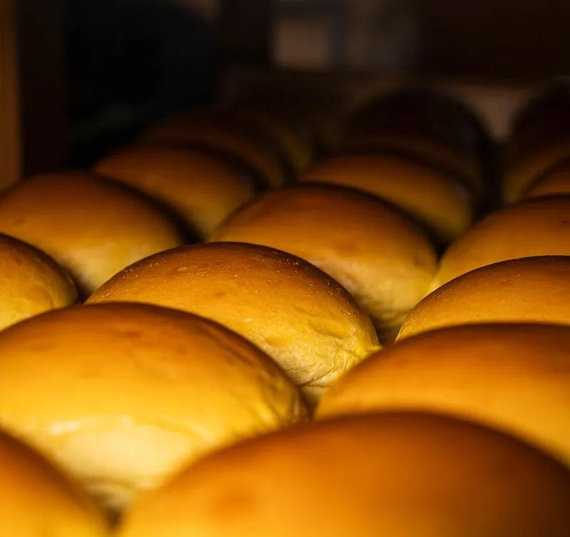 Baking the brioche in cyclothermic ovens